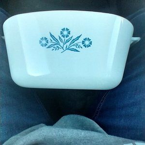 Two and a half quart CorningWare dish